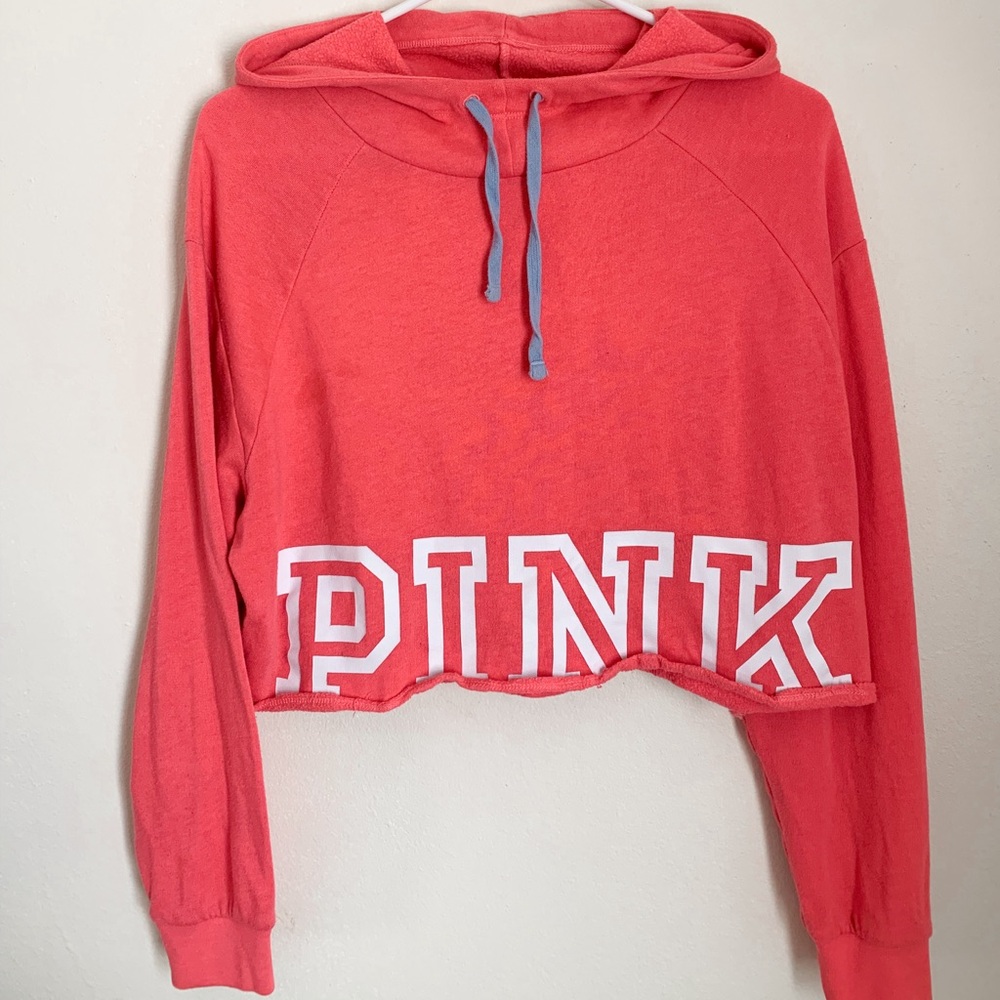 PINK cropped hoodie
